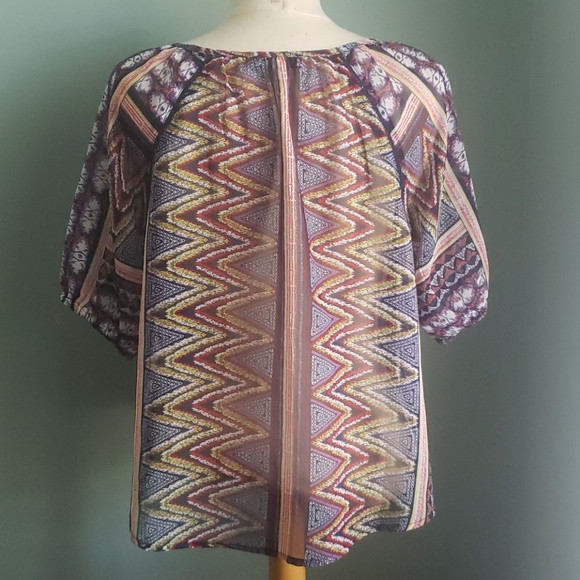 Colorful top, blouse - Picture 3 of 6